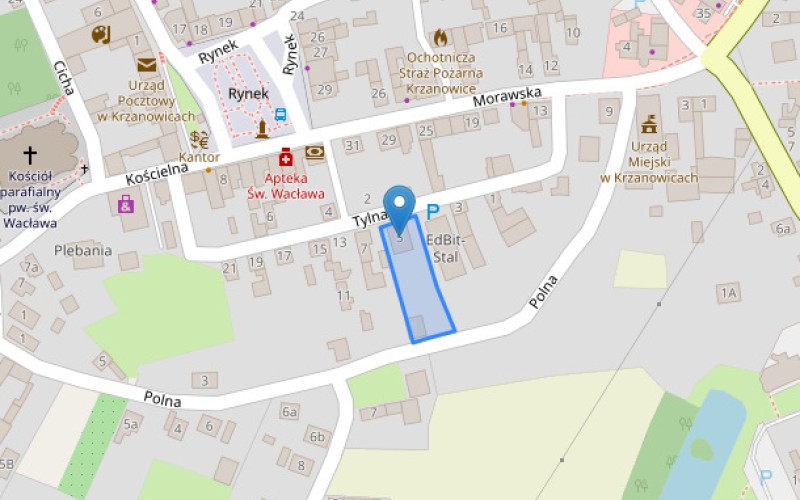 Dom w miejscowości Krzanowice, Tylna 5 (śląskie). Działka numer: 2722. Domy. Tylna 5, 47-470, Krzanowice, (woj. śląskie)