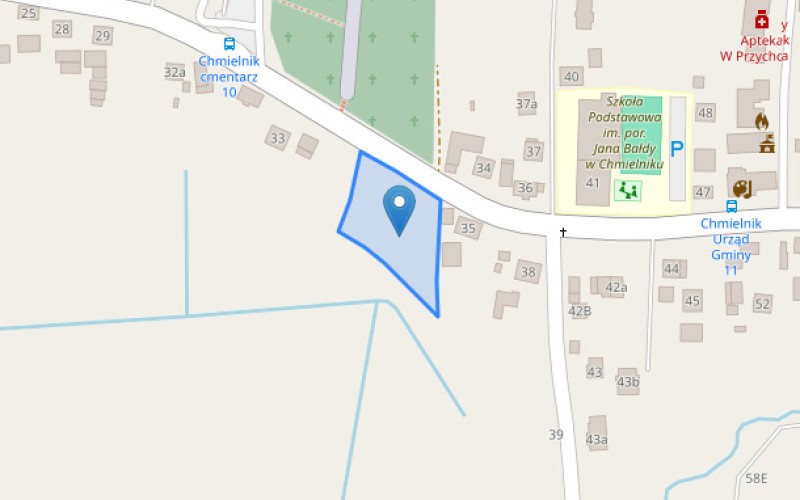 Grunt w miejscowości Chmielnik, Chmielnik (podkarpackie). Działka numer: 2286. Działki i grunty. Chmielnik, 36-016, Chmielnik, (woj. podkarpackie)