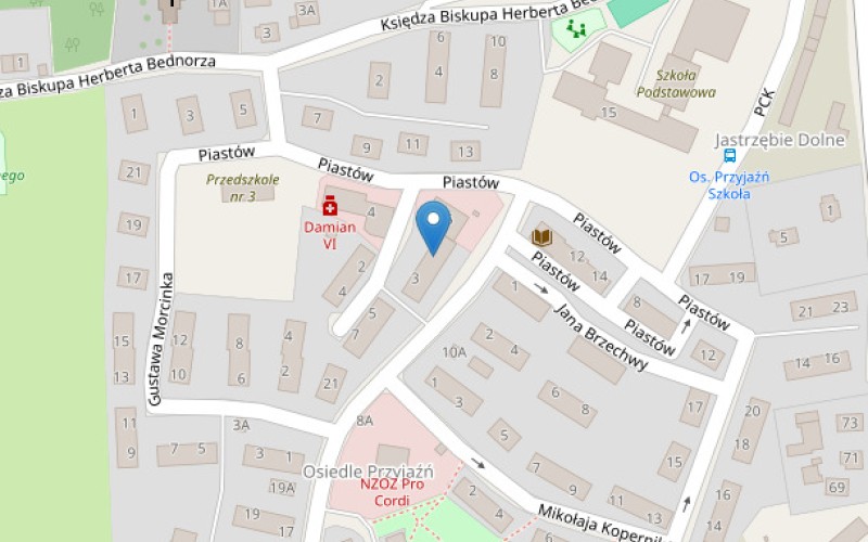 Mieszkanie w miejscowości Jastrzębie-Zdrój, Ksawerego Dunikowskiego 1/5 (śląskie). Mieszkania. Ksawerego Dunikowskiego 1/5, 44-335, Jastrzębie-Zdrój, (woj. śląskie)