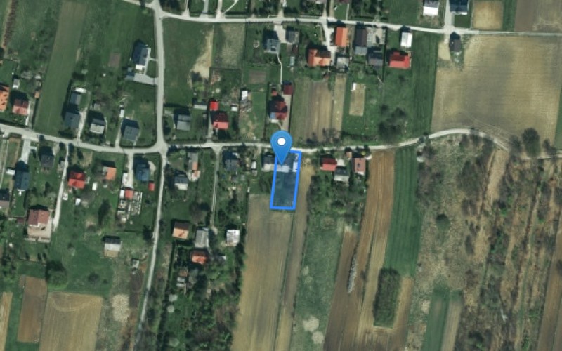 Dom w miejscowości Krzęcin, Spokojna 38 (małopolskie). Działka numer: 569/4. Domy. Spokojna 38, 32-051, Krzęcin, (woj. małopolskie)