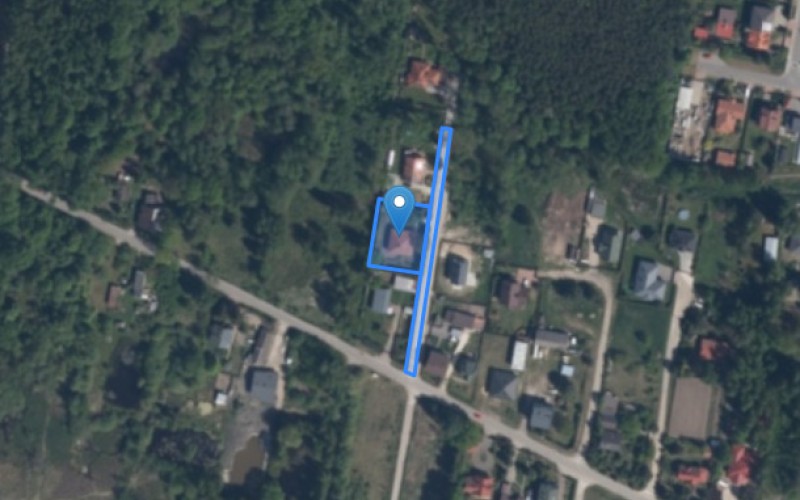 Dom w miejscowości Huta Żabiowolska, Cedrowa 3 (mazowieckie). Działki numer: 107/8, 107/1. Domy. Cedrowa 3, 96-321, Huta Żabiowolska, (woj. mazowieckie)