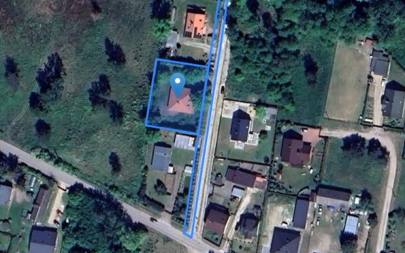 Dom w miejscowości Huta Żabiowolska, Cedrowa 3 (mazowieckie). Działki numer: 107/8, 107/1. Domy. Cedrowa 3, 96-321, Huta Żabiowolska, (woj. mazowieckie)