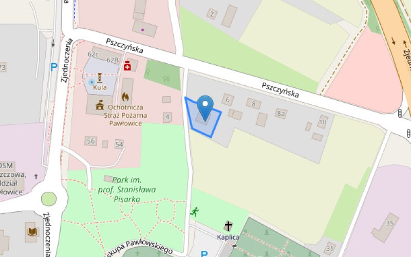 Dom w miejscowości Pawłowice, Biskupa Pawłowskiego 1 (śląskie). Działka numer: 671/1. Domy. Biskupa Pawłowskiego 1, 43-250, Pawłowice, (woj. śląskie)