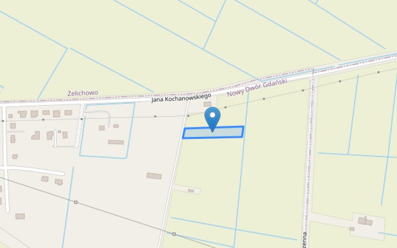 Grunt w miejscowości Nowy Dwór Gdański, Nowy Dwór Gdański (pomorskie). Działka numer: 56/2. Działki i grunty. Nowy Dwór Gdański, 82-100, Nowy Dwór Gdański, (woj. pomorskie)