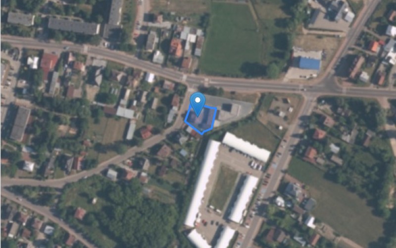 Dom w miejscowości Łosice, Stanisława Moniuszki 10 (mazowieckie). Działki numer: 587/2, 585/6. Domy. Stanisława Moniuszki 10, 08-200, Łosice, (woj. mazowieckie)