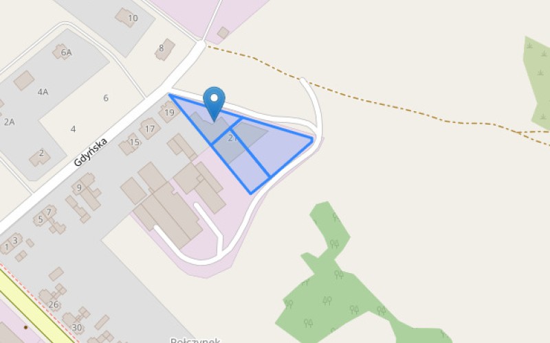 Nieruchomość w miejscowości Białogard, Gdyńska (zachodniopomorskie). Inne. Gdyńska, 78-200, Białogard, (woj. zachodniopomorskie)