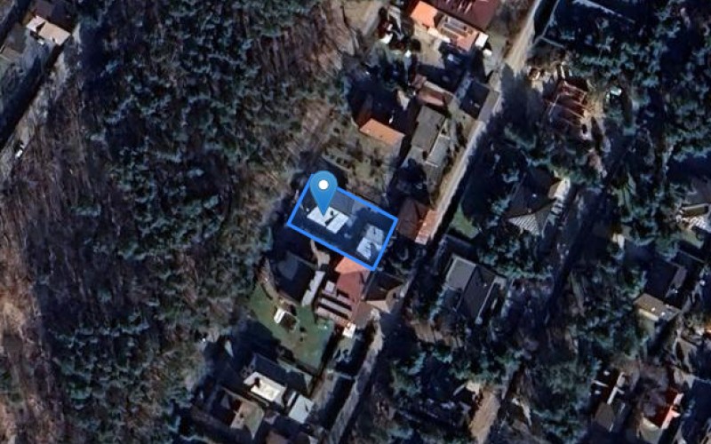 Dom w miejscowości Chotomów, Partyzantów 58 (mazowieckie). Działka numer: 815/19. Domy. Partyzantów 58, 05-123, Chotomów, (woj. mazowieckie)