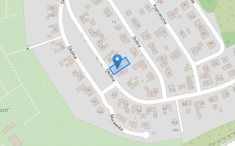 Dom w miejscowości Szczecin, Okólna 39 (zachodniopomorskie). Działka numer: 66. Domy. Okólna 39, 71-742, Szczecin, (woj. zachodniopomorskie)