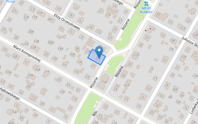 Dom w miejscowości Rumia, Różana 19 (pomorskie). Działka numer: 284/1. Domy. Różana 19, 84-230, Rumia, (woj. pomorskie)