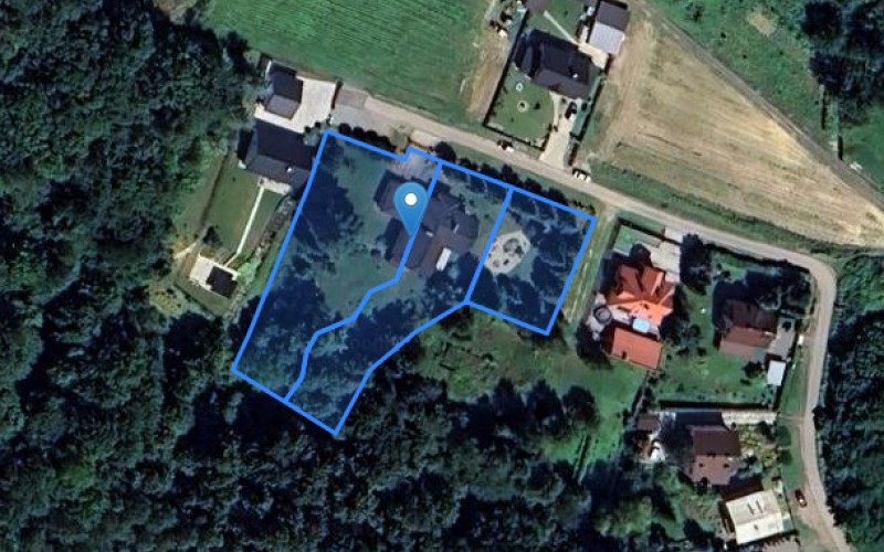 Dom w miejscowości Spławy Pierwsze, Ostrowiecka 49 (lubelskie). Działki numer: 336/9, 336/10, 336/8. Domy. Ostrowiecka 49, 23-200, Spławy Pierwsze, (woj. lubelskie)