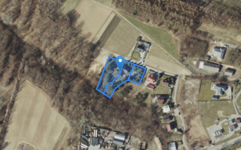 Dom w miejscowości Spławy Pierwsze, Ostrowiecka 49 (lubelskie). Działki numer: 336/9, 336/10, 336/8. Domy. Ostrowiecka 49, 23-200, Spławy Pierwsze, (woj. lubelskie)