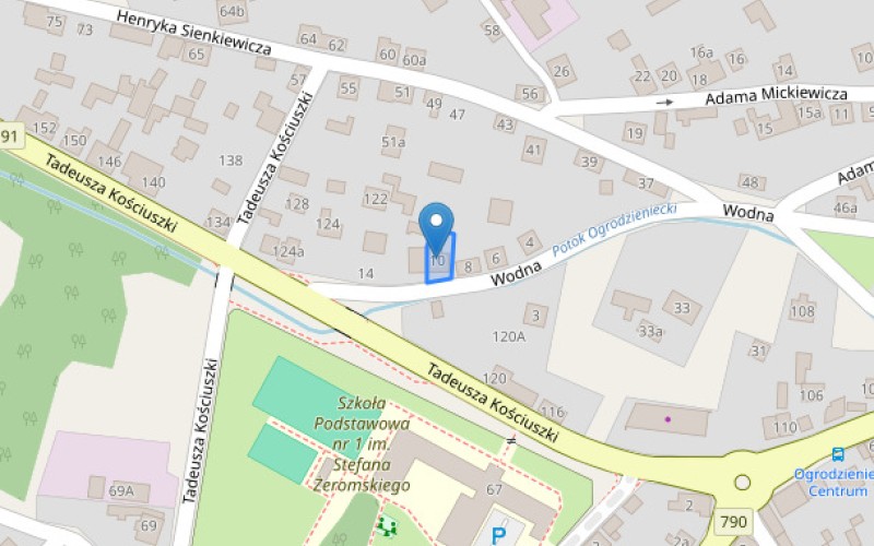 Dom w miejscowości Ogrodzieniec, Wodna 10 (śląskie). Działka numer: 1182. Domy. Wodna 10, 42-440, Ogrodzieniec, (woj. śląskie)