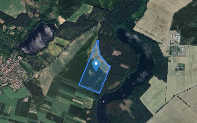 Grunt w miejscowości Ołobok, Ołobok (lubuskie). Działka numer: 499. Działki i grunty. Ołobok, 66-213, Ołobok, (woj. lubuskie)