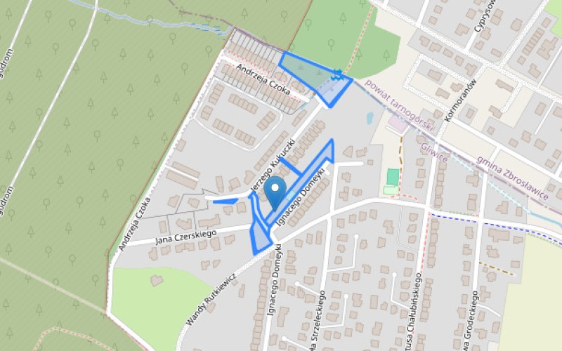 Grunt w miejscowości Gliwice, Gliwice (śląskie). Działki numer: 15/36, 15/45, 15/58, 15/60, 15/62, 15/63, 15/64, 15/59. Działki i grunty. Gliwice, 44-105, Gliwice, (woj. śląskie)