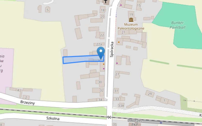 Nieruchomość w miejscowości Krasiejów, Spóracka 26 (opolskie). Inne. Spóracka 26, 46-040, Krasiejów, (woj. opolskie)