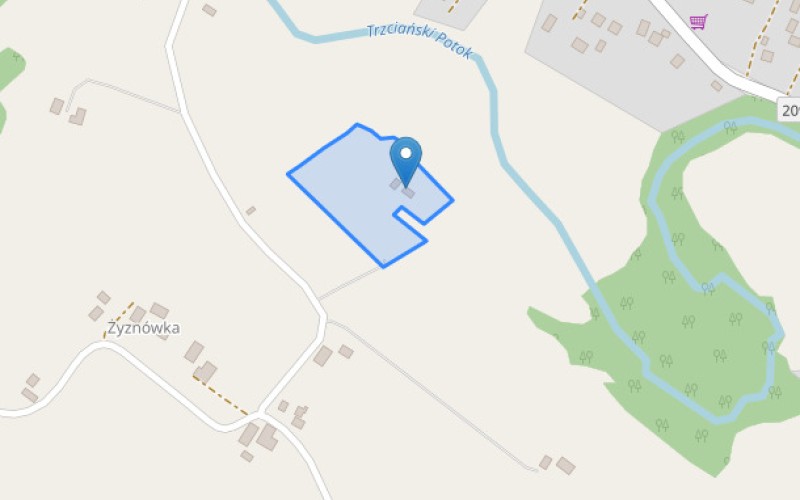 Nieruchomość w miejscowości Trzciana, Trzciana (małopolskie). Inne. Trzciana, 32-733, Trzciana, (woj. małopolskie)