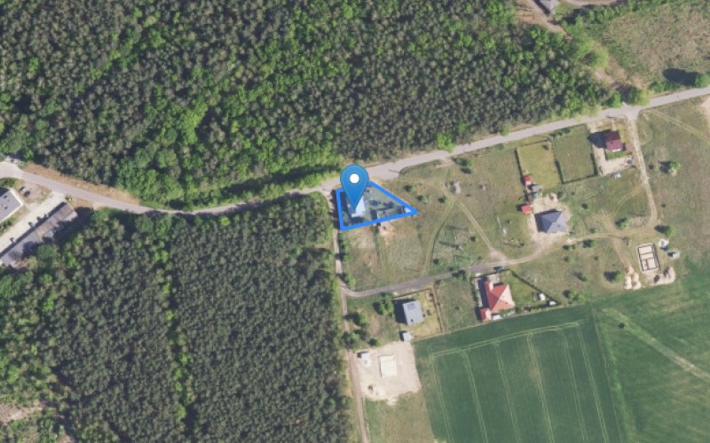 Dom w miejscowości Murzynowo, Nowa 2 (lubuskie). Działka numer: 524. Domy. Nowa 2, 66-443, Murzynowo, (woj. lubuskie)