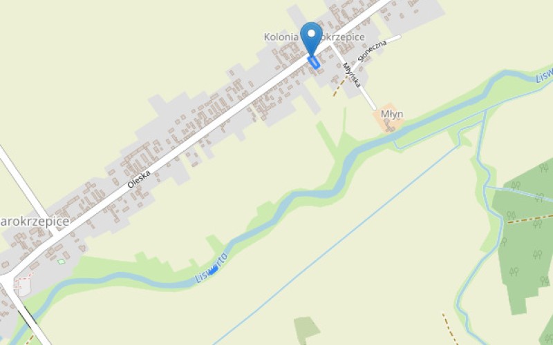 Dom w miejscowości Starokrzepice, Oleska 75 (śląskie). Działki numer: 1349/1, 1253. Domy. Oleska 75, 42-161, Starokrzepice, (woj. śląskie)