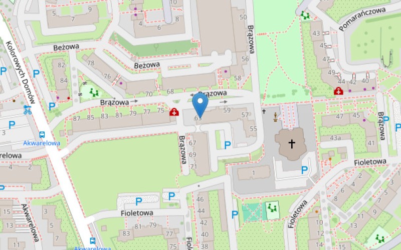 Mieszkanie w miejscowości Szczecin, Brązowa 63/7 (zachodniopomorskie). Mieszkania. Brązowa 63/7, 70-780, Szczecin, (woj. zachodniopomorskie)