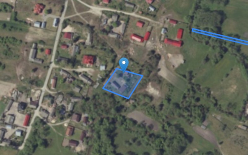 Dom w miejscowości Mniszek, Mniszek 82 (lubelskie). Działki numer: 1267, 1700, 1333, 1265, 1070, 1455, 1401, 1322, 1294, 325, 186, 1328. Domy. Mniszek 82, 23-275, Mniszek, (woj. lubelskie)