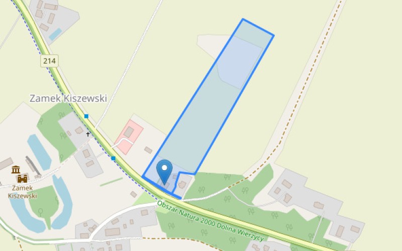 Dom w miejscowości Zamek Kiszewski, Zamek Kiszewski 13A (pomorskie). Działki numer: 125/1, 125/4. Domy. Zamek Kiszewski 13A, 83-430, Zamek Kiszewski, (woj. pomorskie)