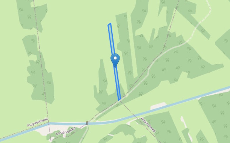 Grunt w miejscowości Łosia Wólka, Łosia Wólka (mazowieckie). Działka numer: 344. Działki i grunty. Łosia Wólka, 05-152, Łosia Wólka, (woj. mazowieckie)