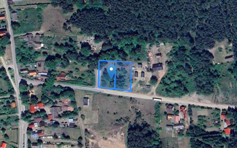 Grunt w miejscowości Dominikowo, Dominikowo (zachodniopomorskie). Działki numer: 47/3, 47/2. Działki i grunty. Dominikowo, 73-220, Dominikowo, (woj. zachodniopomorskie)