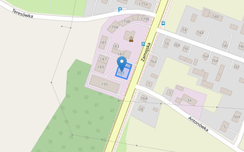 Nieruchomość w miejscowości Hrubieszów, Zamojska (lubelskie). Inne. Zamojska, 22-500, Hrubieszów, (woj. lubelskie)