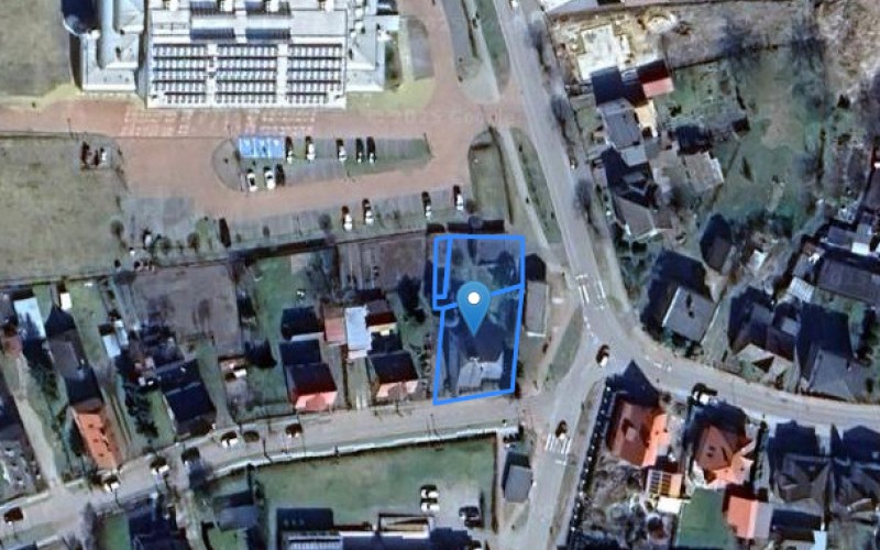 Dom w miejscowości Karlino, Księdza Brzóski 1 (zachodniopomorskie). Działki numer: 153, 144/2, 144/10. Domy. Księdza Brzóski 1, 78-230, Karlino, (woj. zachodniopomorskie)