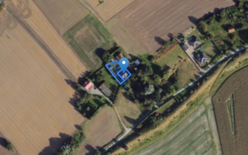 Dom w miejscowości Kamionka, Kamionka 28 (pomorskie). Działki numer: 55/9, 55/8. Domy. Kamionka 28, 82-200, Kamionka, (woj. pomorskie)