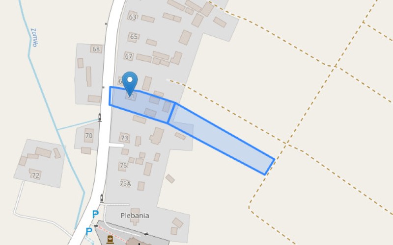 Dom w miejscowości Krowica Sama, Krowica Sama 71 (podkarpackie). Działki numer: 666, 667. Domy. Krowica Sama 71, 37-625, Krowica Sama, (woj. podkarpackie)