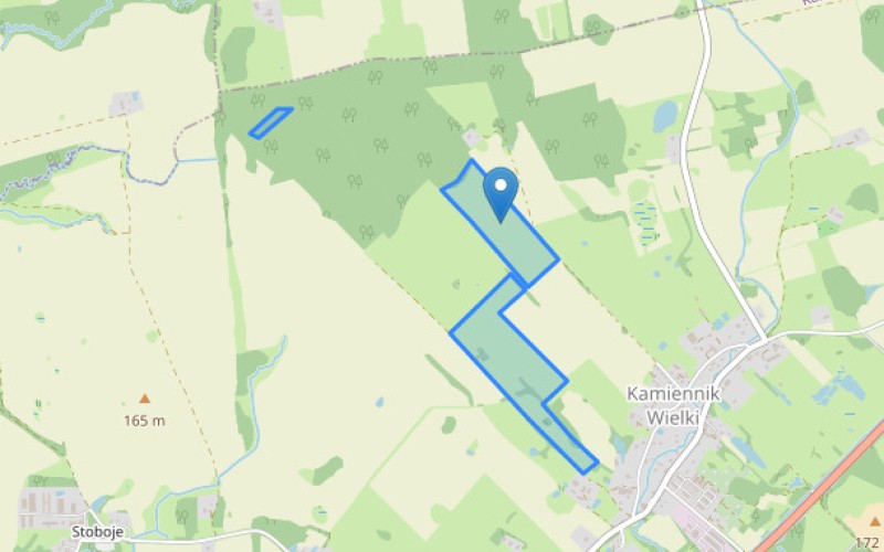 Grunt w miejscowości Kamiennik Wielki, Kamiennik Wielki (warmińsko-mazurskie). Działki numer: 53, 99, 77/1. Działki i grunty. Kamiennik Wielki, 82-316, Kamiennik Wielki, (woj. warmińsko-mazurskie)