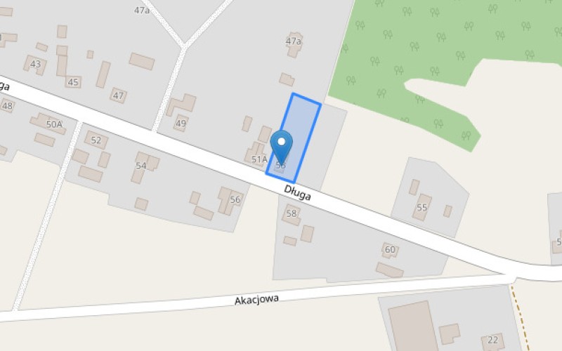 Dom w miejscowości Łupice, Długa 53 (lubuskie). Działka numer: 338. Domy. Długa 53, 67-410, Łupice, (woj. lubuskie)