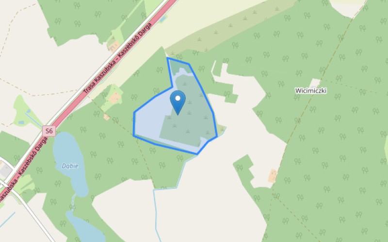 Grunt w miejscowości Dąbie, Dąbie (wielkopolskie). Działka numer: 6. Działki i grunty. Dąbie, 72-311, Dąbie, (woj. wielkopolskie)