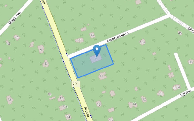 Dom w miejscowości Żarki-Letnisko, Prosta 6 (śląskie). Działka numer: 4669. Domy. Prosta 6, 42-311, Żarki-Letnisko, (woj. śląskie)