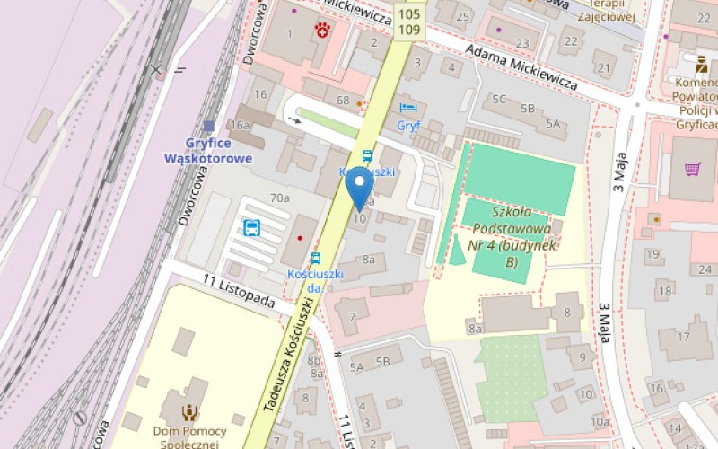 Mieszkanie w miejscowości Gryfice, Tadeusza Kościuszki 10/1 (zachodniopomorskie). Mieszkania. Tadeusza Kościuszki 10/1, 72-300, Gryfice, (woj. zachodniopomorskie)