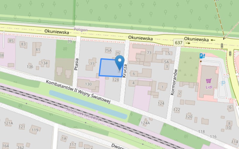 Nieruchomość w miejscowości Sulejówek, Krucza 3 (mazowieckie). Inne. Krucza 3, 05-070, Sulejówek, (woj. mazowieckie)