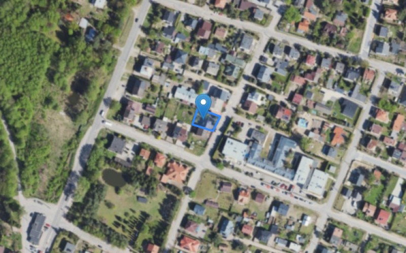 Dom w miejscowości Pułtusk, Uzdrowiskowa 7B (mazowieckie). Działka numer: 72. Domy. Uzdrowiskowa 7B, 06-100, Pułtusk, (woj. mazowieckie)