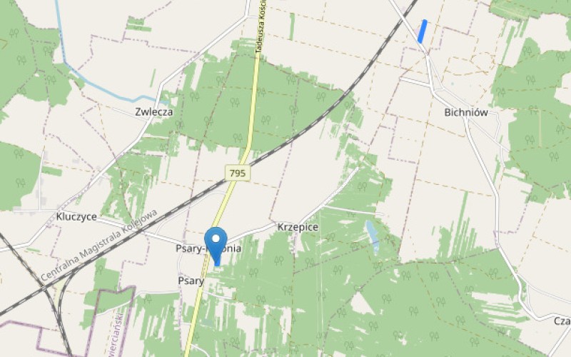 Dom w miejscowości Psary-Kolonia, Secemin, Psary-Kolonia, Secemin (świętokrzyskie). Działki numer: 2261/1, 483. Domy. Psary-Kolonia, Secemin, 29-145, Psary-Kolonia, Secemin, (woj. świętokrzyskie)