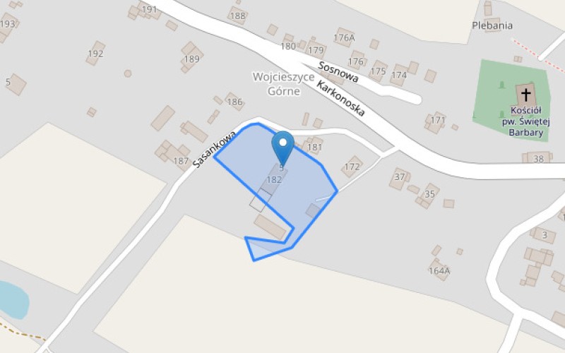 Nieruchomość w miejscowości Wojcieszyce, Sasankowa 5 (dolnośląskie). Inne. Sasankowa 5, 58-560, Wojcieszyce, (woj. dolnośląskie)