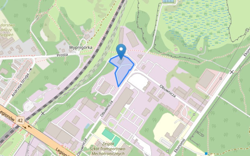 Nieruchomość komercyjna w miejscowości Skarżysko-Kamienna, Obuwnicza 7 (świętokrzyskie). Nieruchomości komercyjne. Obuwnicza 7, 26-110, Skarżysko-Kamienna, (woj. świętokrzyskie)