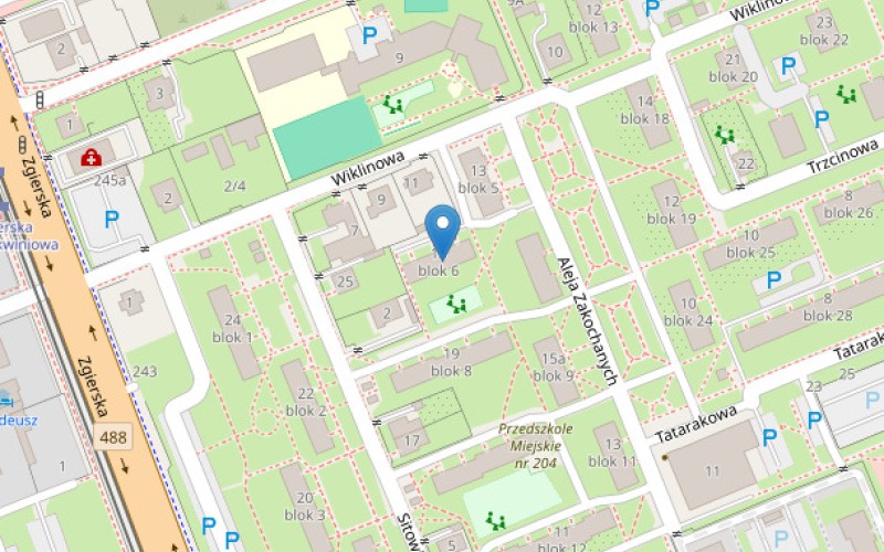 Mieszkanie w miejscowości Łódź, Wiklinowa 15/24 (łódzkie). Mieszkania. Wiklinowa 15/24, 91-495, Łódź, (woj. łódzkie)