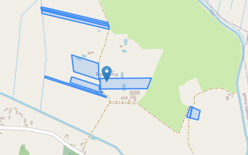 Grunt w miejscowości Zimne Rydzyna, Zimne Rydzyna (łódzkie). Działki numer: 225, 137, 207, 142, 208, 105, 218, 209, 216. Działki i grunty. Zimne Rydzyna, 99-140, Zimne Rydzyna, (woj. łódzkie)