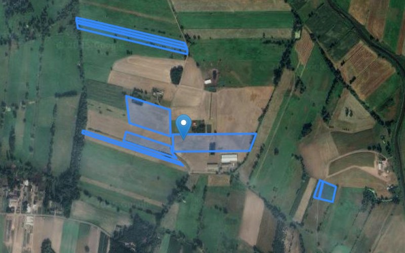 Grunt w miejscowości Zimne Rydzyna, Zimne Rydzyna (łódzkie). Działki numer: 225, 137, 207, 142, 208, 105, 218, 209, 216. Działki i grunty. Zimne Rydzyna, 99-140, Zimne Rydzyna, (woj. łódzkie)