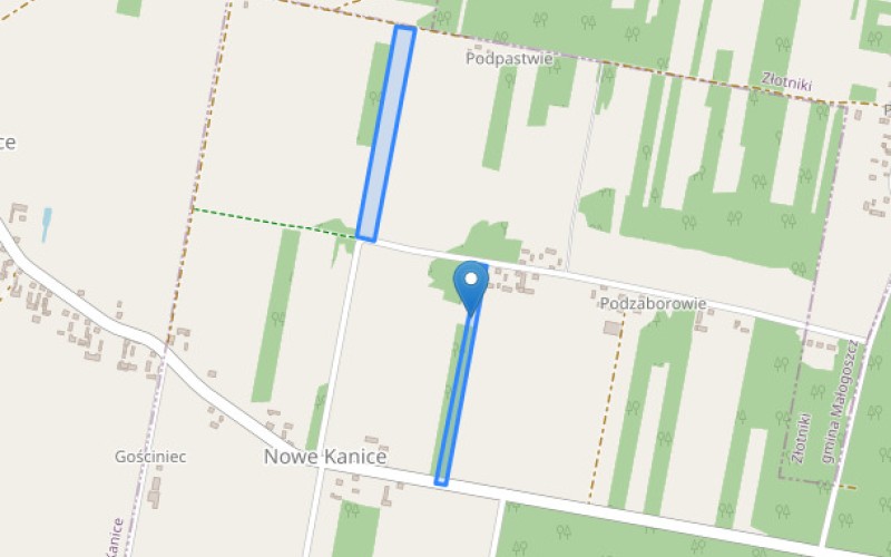 Grunt w miejscowości Nowe Kanice, Nowe Kanice (świętokrzyskie). Działki numer: 10, 186/2. Działki i grunty. Nowe Kanice, 28-363, Nowe Kanice, (woj. świętokrzyskie)