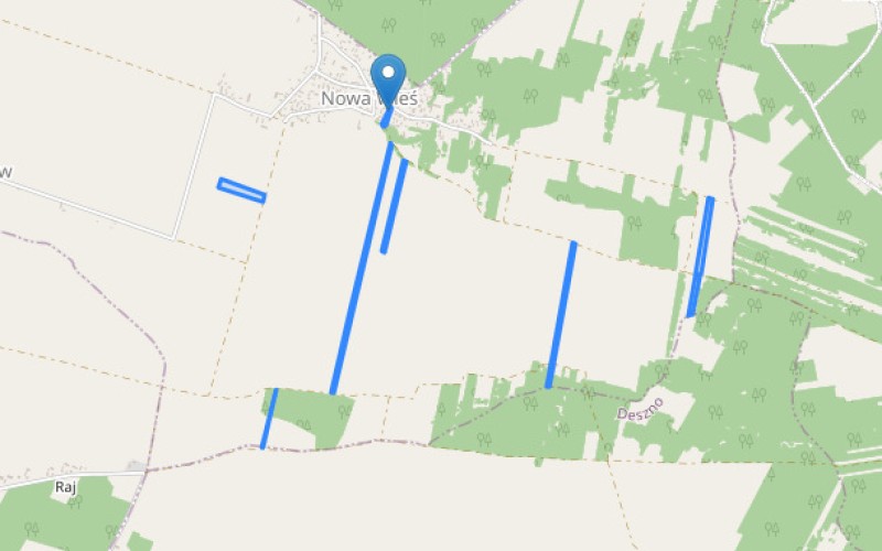 Dom w miejscowości Nowa Wieś, Nowa Wieś (świętokrzyskie). Działki numer: 510, 990, 393, 356, 525, 1012, 550, 288, 458. Domy. Nowa Wieś, 28-362, Nowa Wieś, (woj. świętokrzyskie)