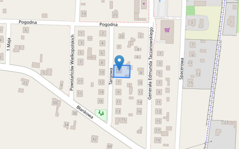 Dom w miejscowości Sompolno, Rodziny Ulmów (wielkopolskie). Działka numer: 1258/7. Domy. Rodziny Ulmów, 62-610, Sompolno, (woj. wielkopolskie)