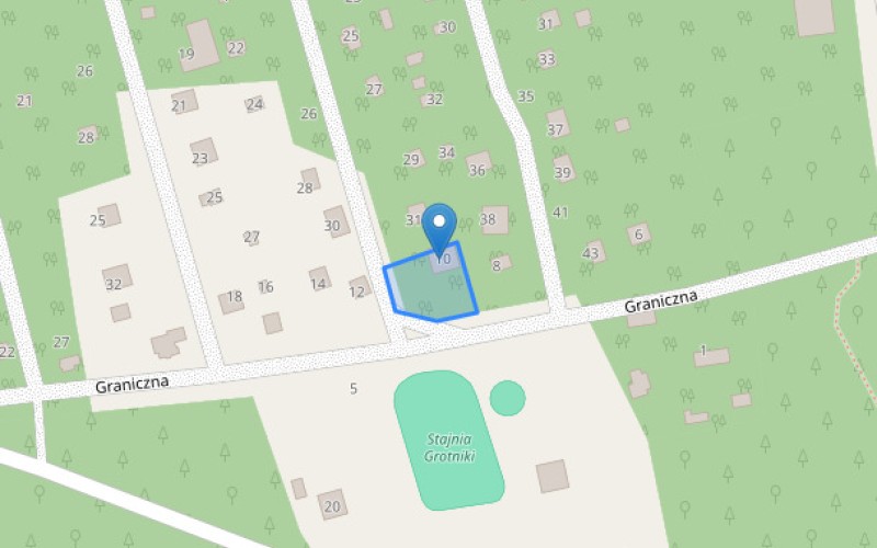 Dom w miejscowości Ustronie, Graniczna 10 (łódzkie). Działka numer: 847. Domy. Graniczna 10, 95-073, Ustronie, (woj. łódzkie)