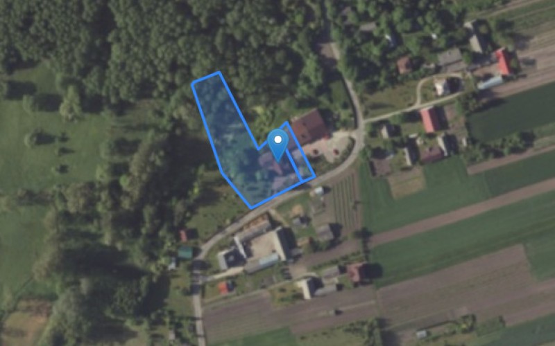 Dom w miejscowości Sąsiadka, Sąsiadka 62 (lubelskie). Działki numer: 1305/2, 1305/1. Domy. Sąsiadka 62, 22-448, Sąsiadka, (woj. lubelskie)