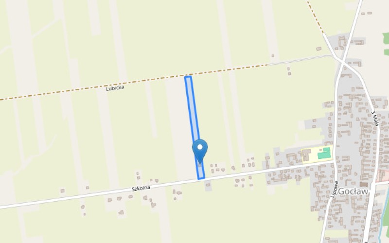 Dom w miejscowości Gocław, Szkolna 36 (mazowieckie). Działka numer: 1281. Domy. Szkolna 36, 08-440, Gocław, (woj. mazowieckie)